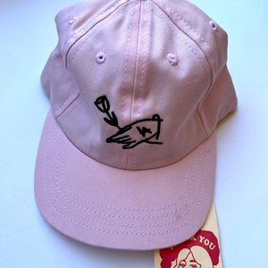 NWT Los Angeles pink embroidered hat